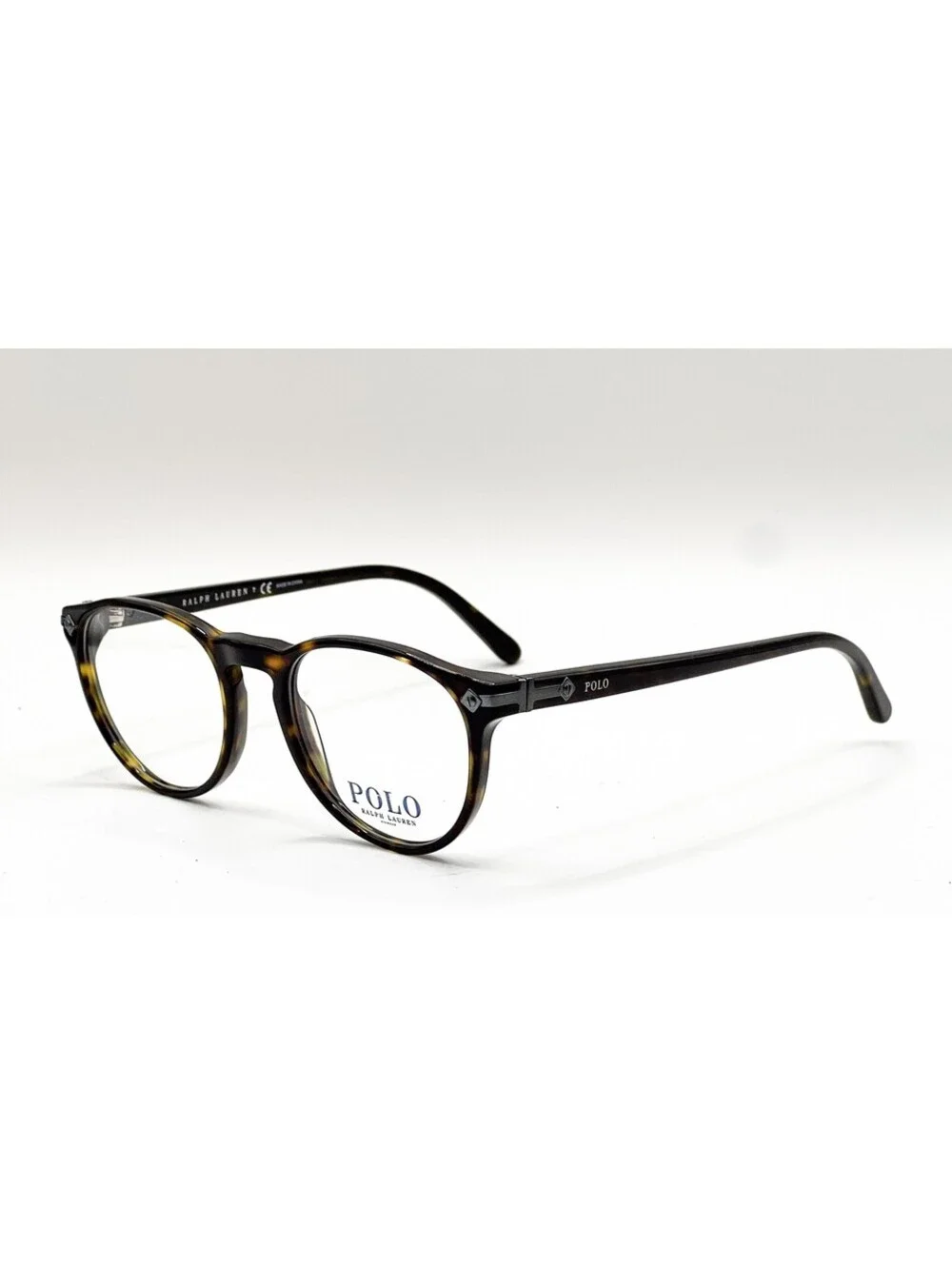 Polo Ralph Lauren PH 2150 5003 Shiny Black Round Authentic Eyeglass Frames 47-19